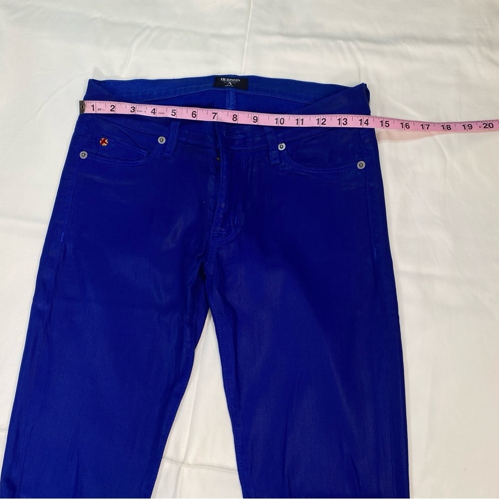 Women’s Hudson Blue/metallic skinny style pants Size 27 - Picture 4 of 16